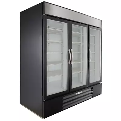 Beverage-Air MarketMax 75  Black Glass Door Merchandiser Freezer - 68.5 Cu. Ft. • $12678.08