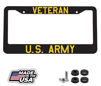 Veteran US USA Army Military Vet America American Car License Plate Frame • $9.95