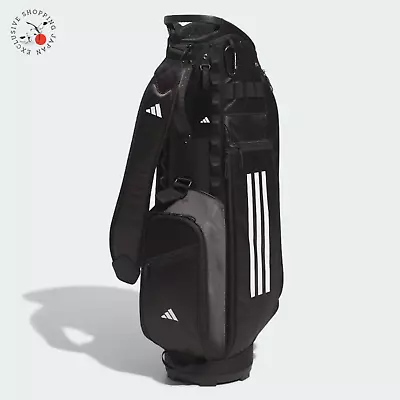Adidas Three Stripe Golf Cart Bag IKK90 Lightweight 5way 8.5in Black/White 2024  • $358.04
