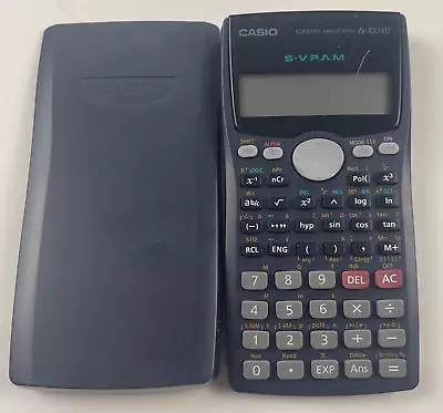 Casio Fx-100AU - Scientific Calculator With Case - Tested & Working • $22.99