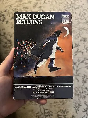 Max Dugan Returns 1983 FOX Drawer Case Betamax NOT VHS Neil Simon First Release • $9.99
