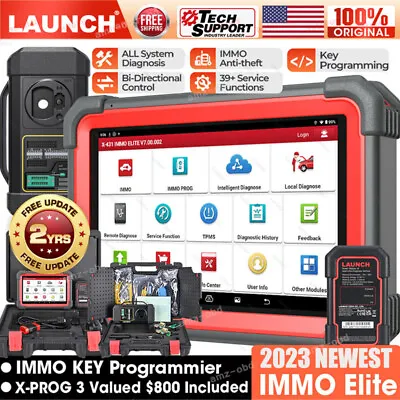 $1139 • Buy Launch X431 IMMO Elite PRO 5 Key Programming Tool Full System Diagnostic Scanner
