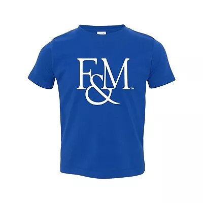 Franklin & Marshall Diplomats Primary Logo College Sports Toddler TShirt - Royal • $23.99