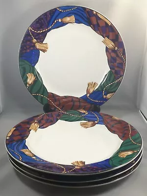 4 Vitromaster By Sue Zipkin Dinner Plates Curtain Call 1993  • $33.99