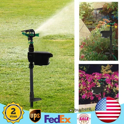 Animal Repellent Sprinkler Solar Scarecrow Motion Activated Water Sprinkler New • $41