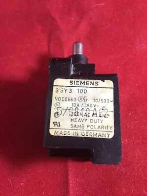 Siemens 3SY3 100 VDE0660 10/500 10A/380V Heavy Duty • $39.95