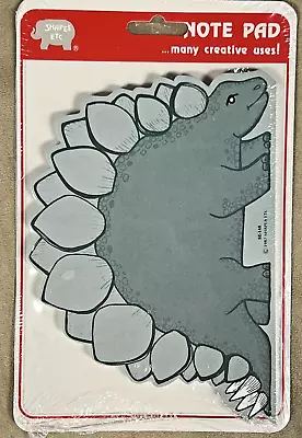 Vintage 1987 Stegosaurus Notepad SE-148 Shapes Etc. Sealed Fast Shipping! • $17.99