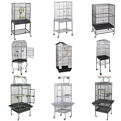 Bird Cage Macaw Parrot Pet Supplies W/ Door 39''/52''/53''/59''/61''/63''/68''  • $54.58