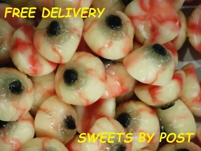 JELLY EYEBALLS Sweets Retro Pick N Mix Trick N Treat Scary Party HALLOWEEN • £12.99