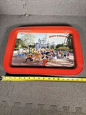 Vintage 1980's Walt Disney - MAGIC KINGDOM - Mickey And Friends Lap TV Tray • $31.95