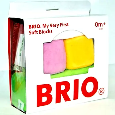 £8.95 • Buy Brio My First Soft Building Blocks Baby 0+ Months Quality Toy Gift Boxed