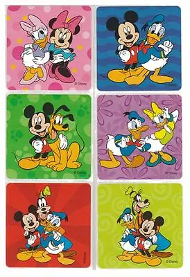 25 Assorted Disney Pals Mickey Mouse Stickers 2.5  X 2.5  Each Party Favors • $3.49