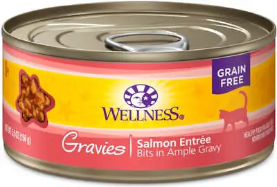 $37.99 • Buy Wellness Natural Grain Free Gravies Salmon Dinner Canned Cat Food
