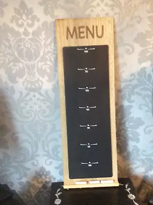 £16 • Buy Large Vintage Wooden Menu Chalkboard 7 Day Menu
