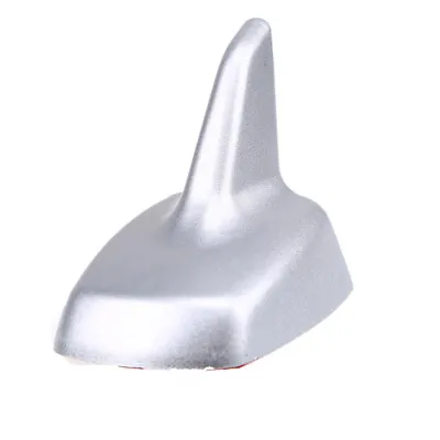 Car GPS Decorative Dummy Roof Shark Fin Silver Antenna Aerial Spoiler Universal • $6.55