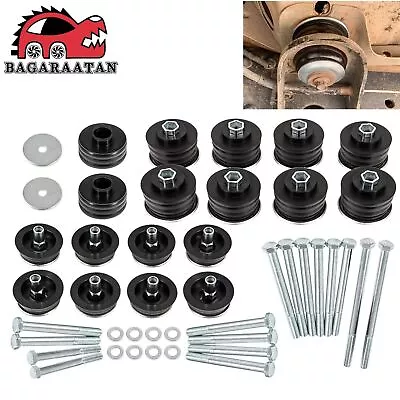 Black Body Cab Mount Bushing Kit Fit For Ford F250 F350 Super Duty 2/4WD 08-16 • $83.82