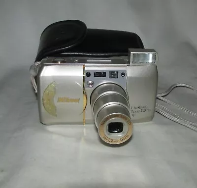 Nikon Lite Touch Zoom 120 ED AF - Working - New Battery - MISSING FRONT TRIM • £21