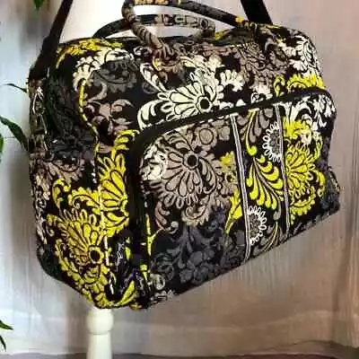 VERA BRADLEY Retired Baroque SZ XL Carry On Travel Bag Weekender Double Handles • $65