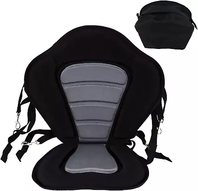 Kayak Seat Cushion Deluxe Padded Canoe Boat Backrest Seats Back Support Sit On T • $68.99