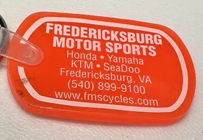 Fredericksburg Virginia Motor Sports ATV Powersports Motorcycle Keychain • $17.99