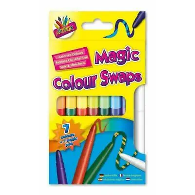 £2.99 • Buy 8 Pack Magic Colour-swap  Pens Strong Fiber Tips Children Art & Craft Pens Ki...