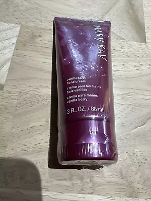 NEW Mary Kay Vanilla Berry Hand Cream Hydrating Moisturizer Full Size 3oz Sealed • $13