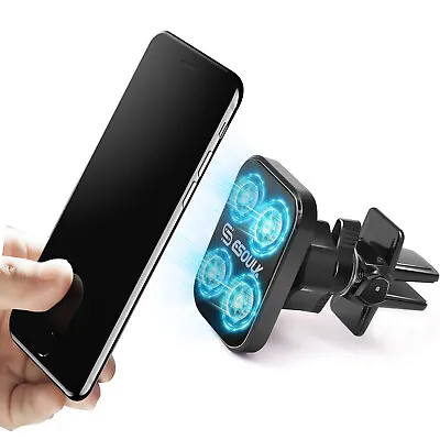 Car Mount Air Vent Magnetic Phone Holder 360 Rotation For IPhone Galaxy GPS • $9.99