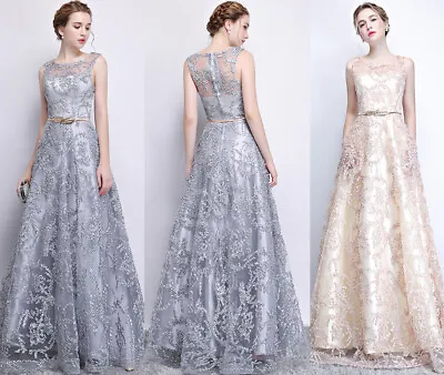 NEW Grace Evening Formal Party Ball Gown Prom Bridesmaid Long Party Dress TSJY25 • £35.02