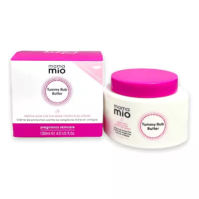 Mama Mio Tummy Rub Butter Omega-Rich Stretch Mark Protection Cream 120ml/4.0oz. • $19.95