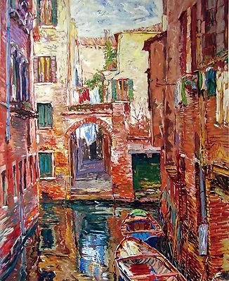 Marco Sassone Rio Secondo Serigraph 1990 Hand Signed Art SUBMIT AN OFFER • $2500