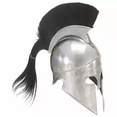 £89.22 • Buy Nice Greek Warrior Helmet Antique Replica LARP Silver Steel