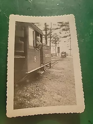 Rare Original Photo Edaville Railroad Engine 8 • $12