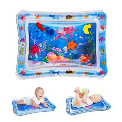 £7.59 • Buy Inflatable Water Playmat  Infants Fun Tummy Time Baby Toddlers Activity Pad