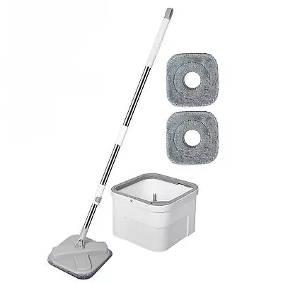 Spin Mop And Bucket Self-Washing 360 Degree Swivel Adjustable Mop Cleaning Tool • $96.31