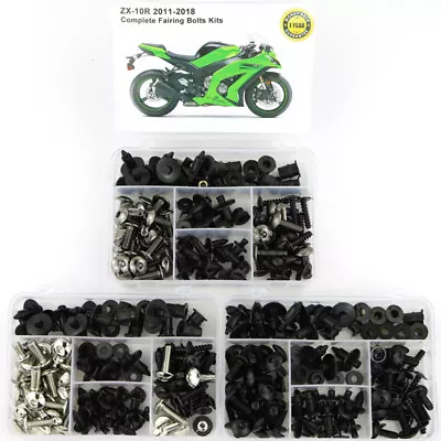 Fairing Bolts Screws Kit Fit For 2011-2018 Kawasaki Ninja ZX 10R 2012 2013 2014 • $28.01