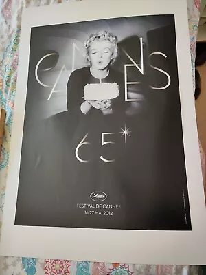 CANNES FILM FESTIVAL OFFICIAL  Poster Original 60x80cm 2012 MARILYN MONROE • £19.99