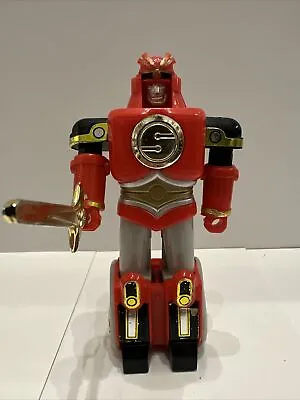 Vintage VTG Japanese Samurai Space Robot Red KO 6” Robot • $19.99