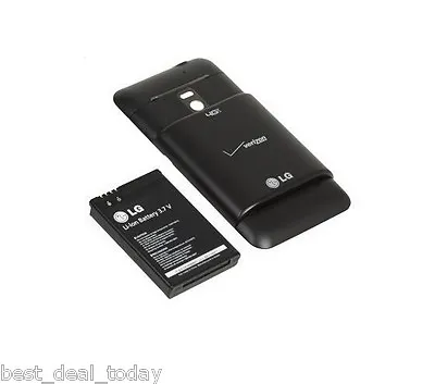 OEM LG Extended Life Battery & Door For Revolution VS910 Verizon VS-910 2900MAH • $28.67