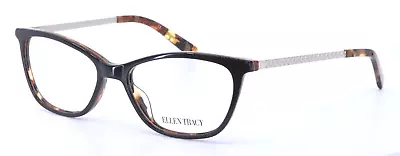 ELLEN TRACY TERESINA Brown Laminate Cat Eye Womens Eyeglasses Frames 52-16-135 • $37.99