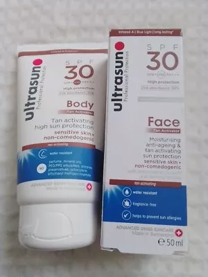 Ultrasun Tan Activating Once A Day Sunscreen. Face And Body. BN. Unopened. • £24.50