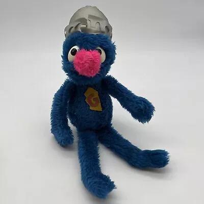 Vintage Sesame Street Super Grover Plush Toy 13 Inches - Missing Cape • $22.50