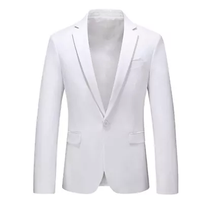 Men Blazer Coats Casual Business Blazer Jacket Fashion Formal Wedding Blazers • $71.27