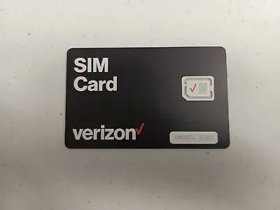 NEW VERIZON POSTPAID & PREPAID 4G 5G LTE TRIPLE SIM CARD -  Micro Nano Lot • $5