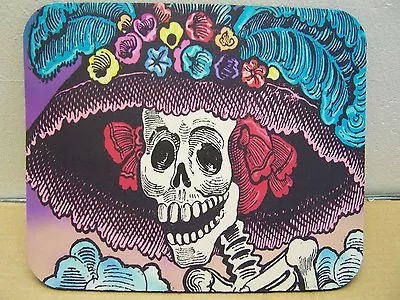 Day Of The Dead Posada La Catrina Fancy Skeleton Lady Mousepad • $12.99