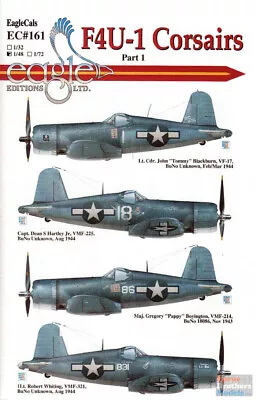 ECL48161 1:48 Eagle Editions F4U-1 Corsair Part 1 • $21.49