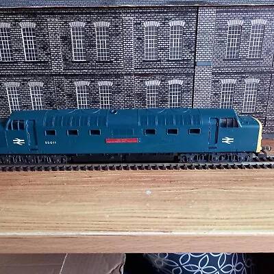 Lima Deltic Renamed/renumbered 55011 THE ROYAL NORTHUMBERLAND FUSILIERS BR Blue • £55