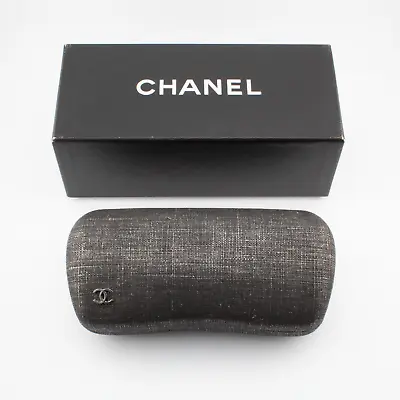 Chanel Glasses Large Metallic Grey Hard Case • £30