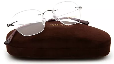 NEW TOM FORD TF 5341 018 Silver EYEGLASSES FRAME 49-20-150mm B41mm Italy • $162.99