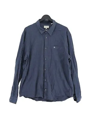 Jack Wills Men's Shirt XXL Blue 100% Cotton Basic • £10.40