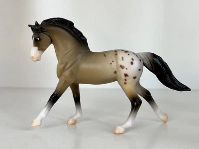 £5 • Buy Breyer Stablemate Cantering Warmblood , Grulla Appaloosa Blanket (g3)